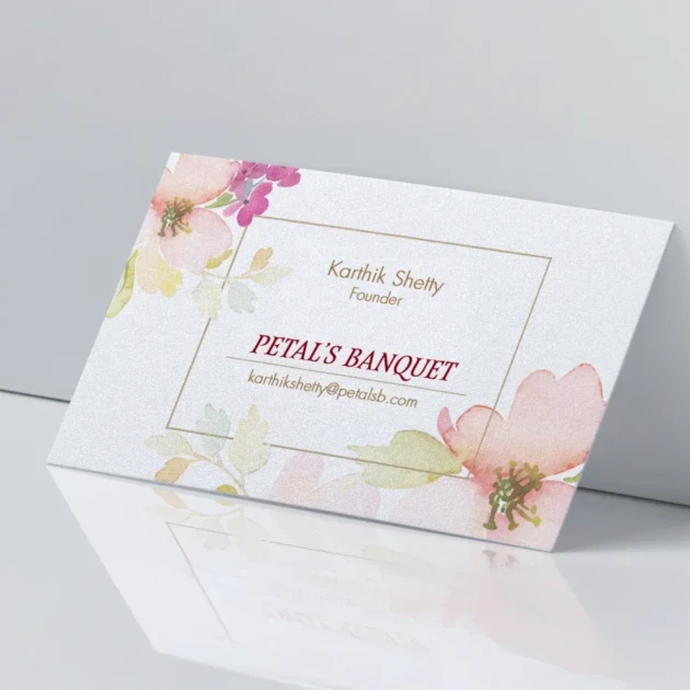 Pearl Finish Business Card